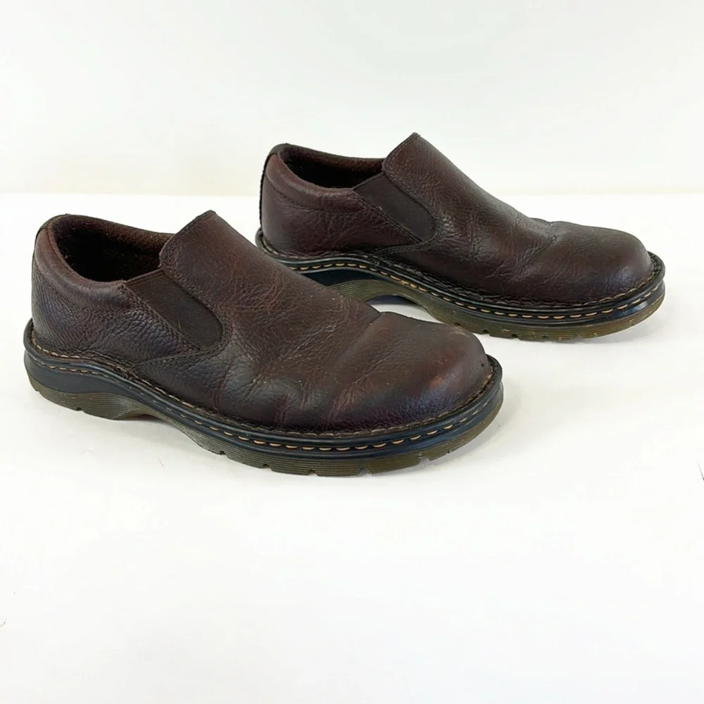 Dr Martens Bryce Air Wair Genuine Leather Brown Leather Oxford Shoes